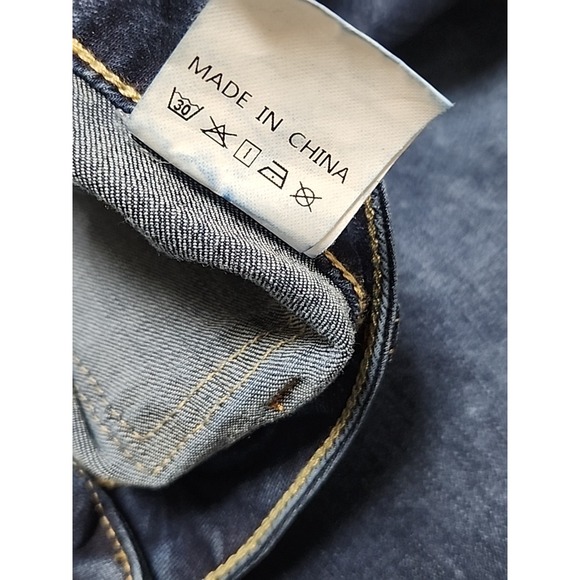 Flamingals Womens Cargo Jogger Jeans Mid Rise Multi Pocket Denim XXL New - Picture 6 of 14